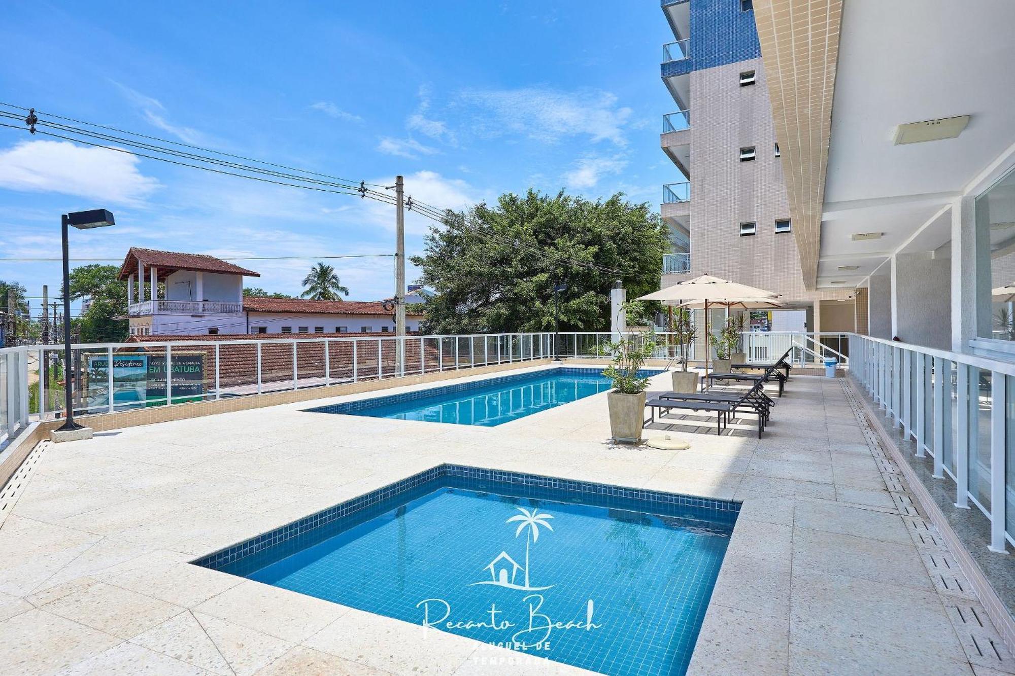 Apto Com Piscina Aquecida Sauna E Churrasqueira Apartment Ubatuba Luaran gambar